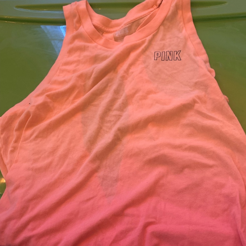 Victoria Secret Pink Open Back Workout Top